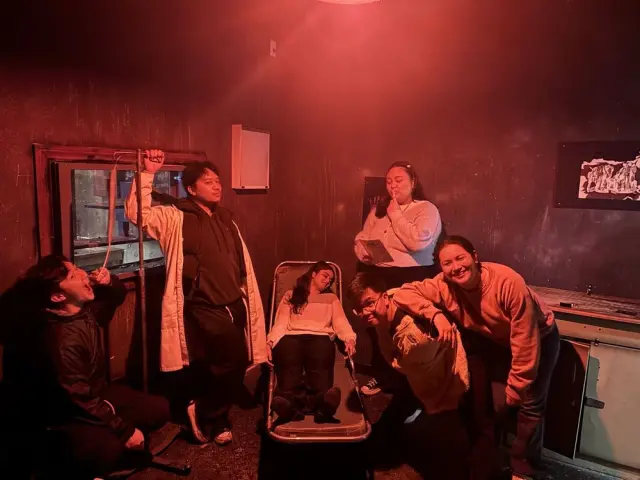 Group photo after a successful escape